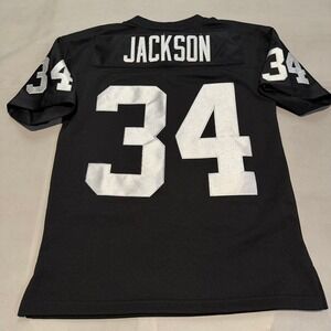 Mitchell & Ness Bo Jackson 1988 LA Raider Auburn Jersey Kid Med 10/12-7466